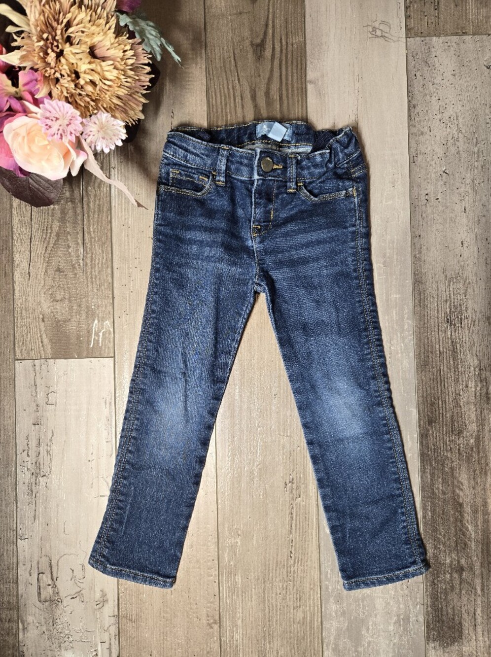 BabyGap Dark Wash Skinny Fit Jeans – Girls Size 4